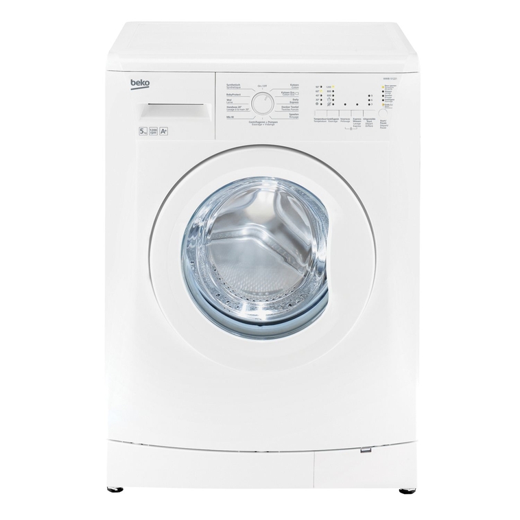 Beko blanc wmb 51221 front image